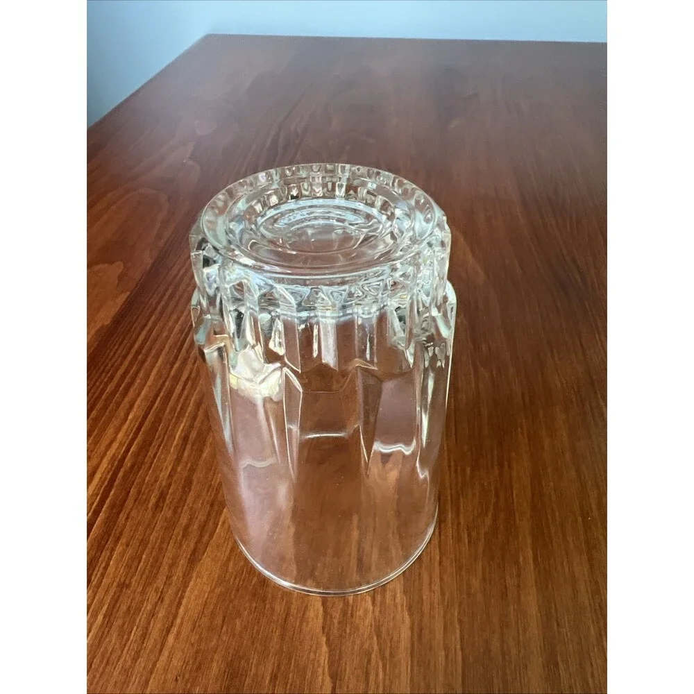 KIG Indonesia Clear 8 Oz Glass Tumblers Water Juice Glasses Set of 3